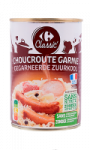 Plat cuisiné choucroute garnie pur porc Carrefour Classic\'