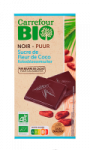 Chocolat noir au sucre de fleur de coco Carrefour Bio
