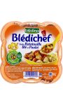 Plat bébé Blédichef ratatouille blé et poulet, dès 24 mois Blédina