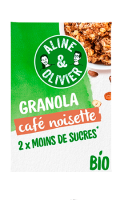 Céréales granola au café et noisette Bio Aline & Olivier
