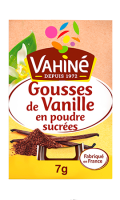 Gousses de vanille en poudre Vahiné