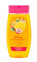 Gel douche hydratant à la mangue et aux fruits de la passion Carrefour Soft