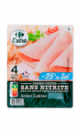 Jambon supérieur conservation sans nitrite -25% de sel Carrefour Extra