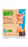 Queues de crevettes cuites décortiquées Carrefour Bio