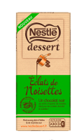 Tablette de chocolat noir noisette Nestlé Dessert