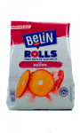 Biscuits apéritifs fines chips de pain grillé goût bacon Rolls Belin