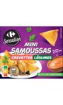 Mini samoussas crevettes légumes Carrefour Sensation