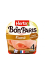 Jambon fumé Le Bon Paris Herta