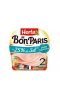 Jambon sel réduit Le Bon Paris Herta
