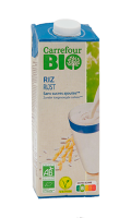 Boisson végétale bio au riz Carrefour Bio