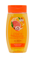 Gel douche orange & pamplemousse Carrefour Soft