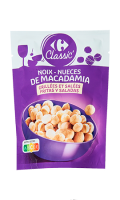 Noix de macadamia grillées salées Carrefour Classic\'