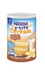 Céréales bébé dès 6 mois,en poudre 5 Céréales Vanille Nestlé P'Tite Céréale