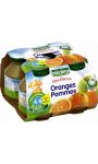 Jus de fruits bébé dès 4/6 mois, oranges/pommes Blédina
