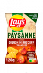 Chips recette paysanne saveur oignons de Roscoff caramélisés Lay's