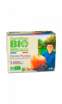 Compote bio pomme pruneau s/sucres ajoutés Carrefour Bio
