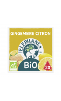 Infusion gingembre citron Bio Elephant
