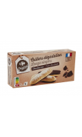 Biscuits cuillers chocolat noir Carrefour Original