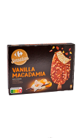 Glaces Vanilla Macadamia Carrefour Sensation