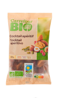 Cocktail de fruits secs apéritif Carrefour Bio