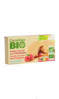 Biscuits fourrés framboise Carrefour Bio
