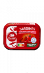 Sardines sauce tomate piment épices Carrefour Classic\'