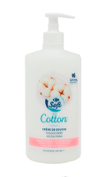 Crème de douche extrait de coton Carrefour Soft