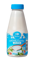 Crème fluide légère 12% MG Carrefour Classic\'