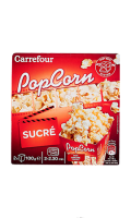 Pop Corn sucré Carrefour