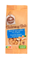 Noix de cajou grillées s/sel ajouté nature of nuts Carrefour Original