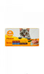 Pâtée pour chat Vitalive assortiment Carrefour Companino
