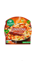 Plat cuisiné couscous poulet merguez Carrefour Sensation