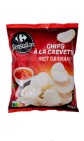 Chips à la crevette Carrefour Sensation