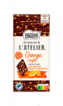 Tablette de chocolat noir orange confite Nestlé Les Recettes de l\'Atelier