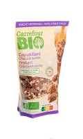Céréales muesli chocolat et quinoa bio Carrefour Bio