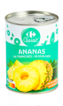 Ananas en tranches au jus d\'ananas Carrefour Classic\'