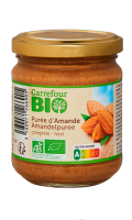 Purée d\'amande bio complète Carrefour Bio