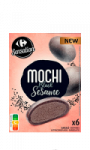Dessert glacé mochi sésame noir Carrefour Sensation