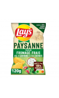 Chips recette paysanne saveur fromage frais, ail de Garonne et fines herbes Lay's