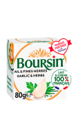Fromage à tartiner Ail et Fines Herbes Boursin