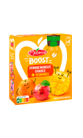 Compotes boost pomme mangue orange multivitaminé Materne