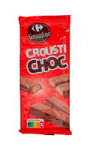 Barres chocolatées Crousti Choc Carrefour Sensation