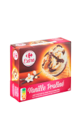 Glace Cône vanille praliné Carrefour Extra