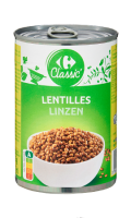 Lentilles 265g Carrefour Classic'