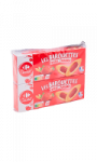 Biscuits barquettes fraise Carrefour Classic'
