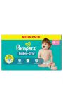 Baby-dry couches taille 4 (9-14kg) Pampers