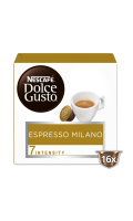 Café capsules espresso Milano intensité 7 Nescafé Dolce Gusto