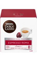 Café capsules espresso Roma intensité 8 Nescafé Dolce Gusto