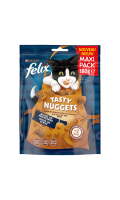 Friandise pour chat tasty nuggets poulet canard Felix