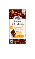 Chocolat noir et éclats de caramel pointe de sel Nestlé Les Recettes de l'Atelier